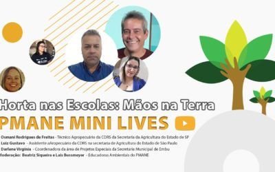 PMANE Mini Lives – Horta nas Escolas: Mãos na Terra