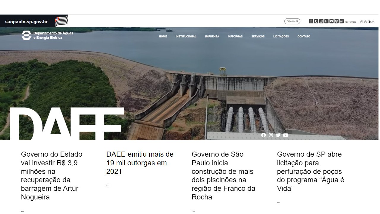 Departamento de aguas e energia