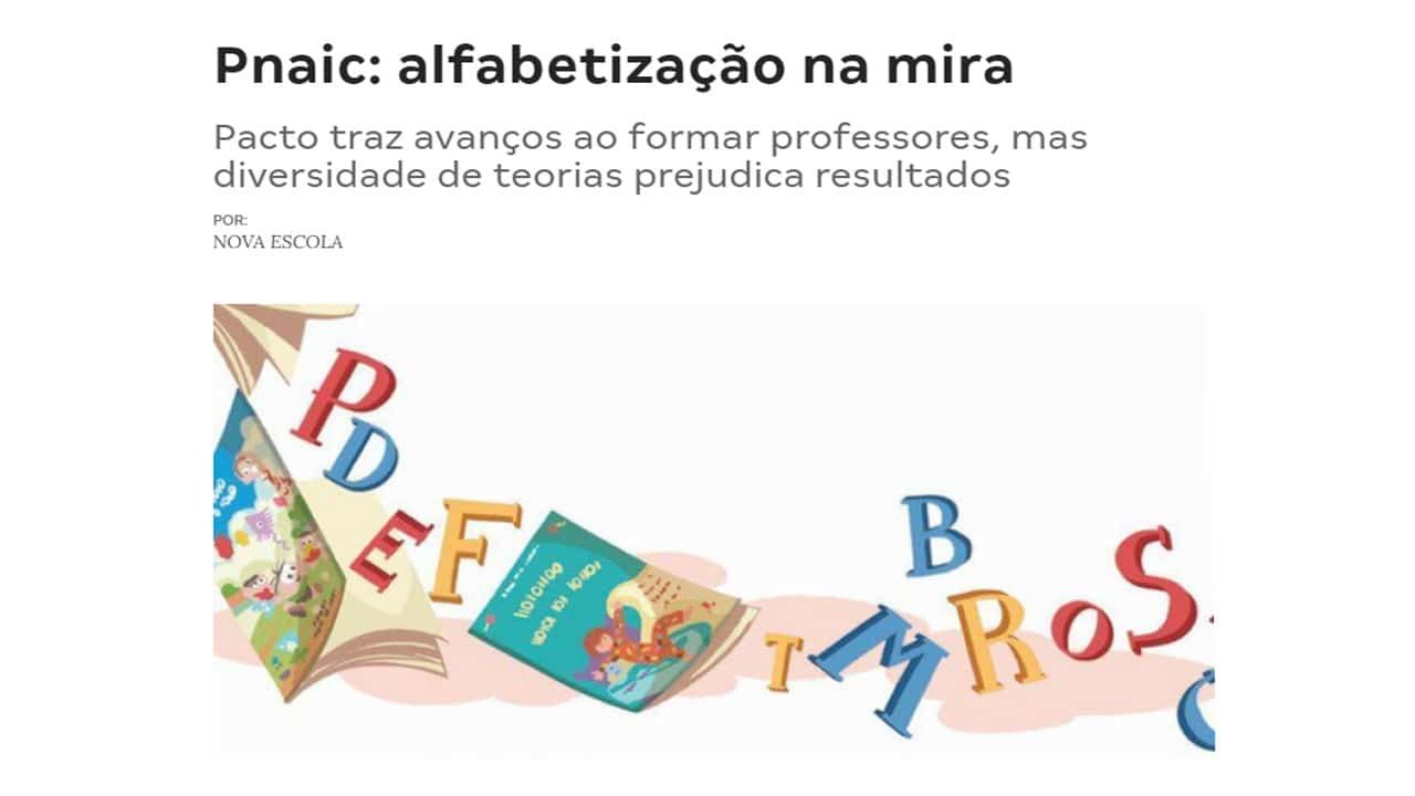alfabetização na mira